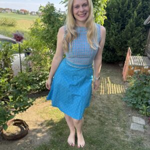 DNA UNIKAT Bühnenoutfit Kleid Magdalena + DNA Baustein klein