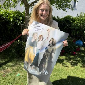 DNA UNIKAT Poster "Poxrucker Sisters tanzen" + DNA Baustein klein