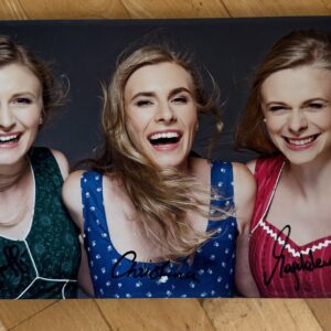 DNA UNIKAT Poxrucker Sisters auf Keilrahmen + DNA Baustein klein